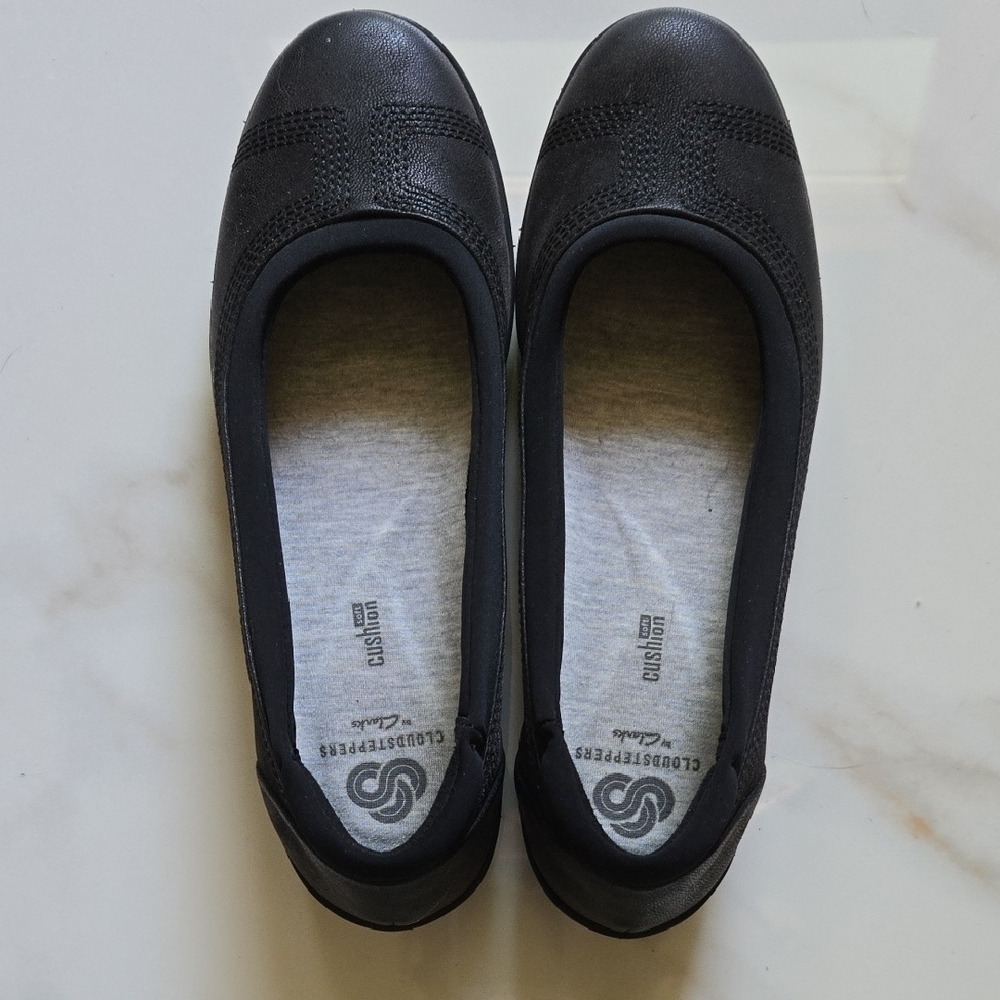 Clarks Cloudsteppers Breeze Ayla Women's Black Slip On Shoes